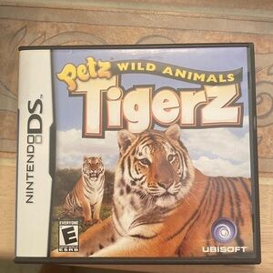 Nintendo DS Petz Wild Animals Tigerz game